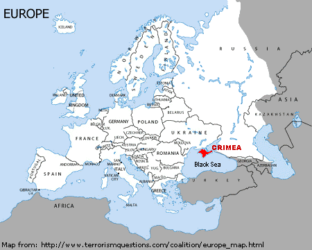 Map Of Europe Peninsula